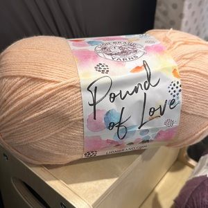 Lion Brand Pound of Love in Pink Salt